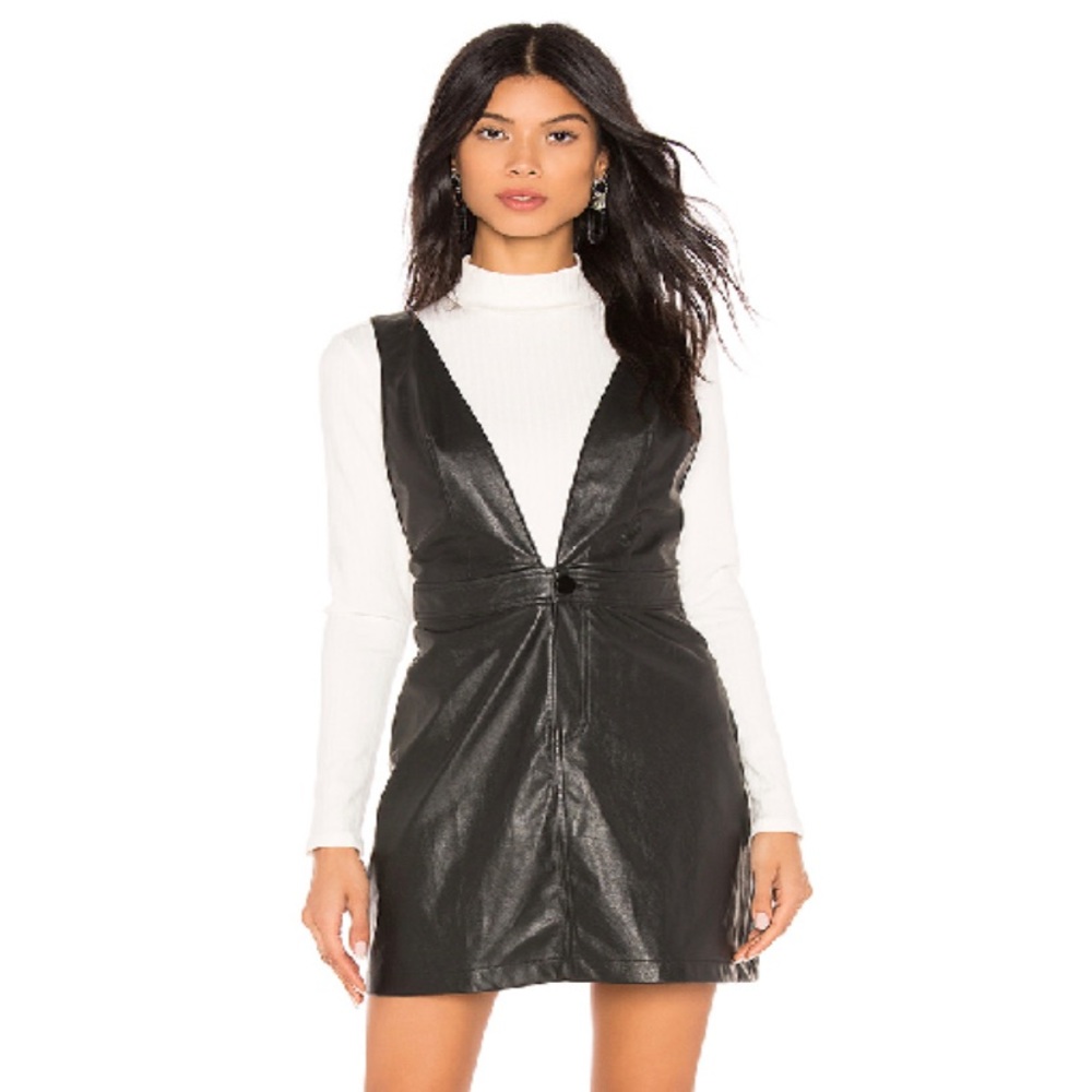 Show Me Your Mumu Leather Dress